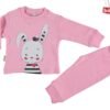 Kız Bebek Pembe 2’li takım | Sweat & Ve Eşofman Alt | 0 – 6 Ay | Tavşan Desenli